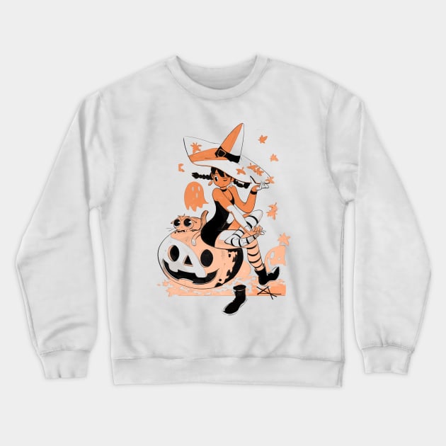 Basic Witch Crewneck Sweatshirt by philtomato